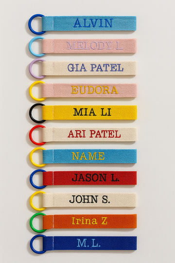 Personalized Kids Name Tag – Custom Backpack Tag