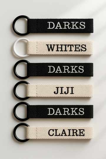 Custom Embroidered Tag | Personalized Name & Number Tag