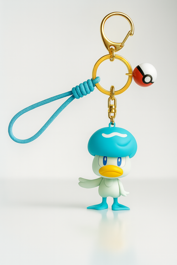 Pokémon Quaxly Keychain | Bag Charm & Key Ring