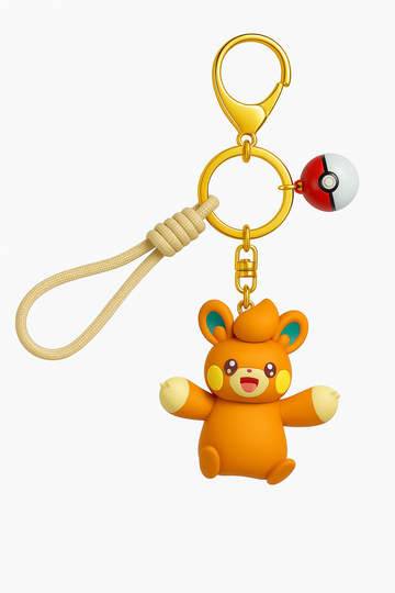 Pokémon Teddiursa. Keychain | Bag Charm & Key Ring