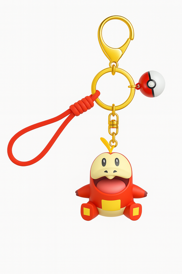 Pokémon Fuecoco Keychain | Bag Charm & Key Ring