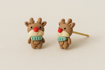 Christmas Stud Earrings – Xmas Reindeer