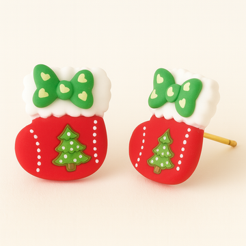 Christmas Stud Earrings – Christmas Socks