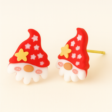 Christmas Stud Earrings – Santa