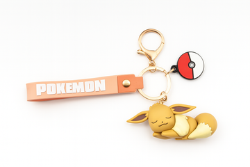 Adorable Pokémon Eevee Keychain | Bag Charm & Key Ring