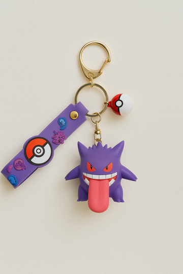 Pokémon Gengar Keychain – Cute & Collectible Charm for Bags & Keys | I'M GIFT