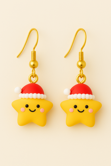 Christmas Dangles Earrings – Christmas Star