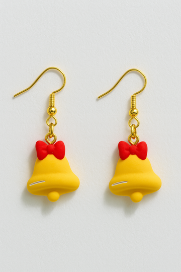 Christmas Dangles Earrings – Jingle Bells Earrings