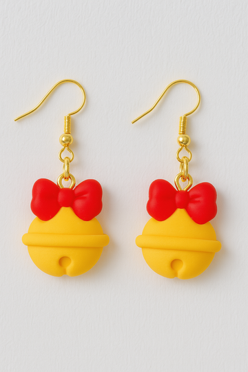 Christmas Dangles Earrings – Christmas Bells Earrings