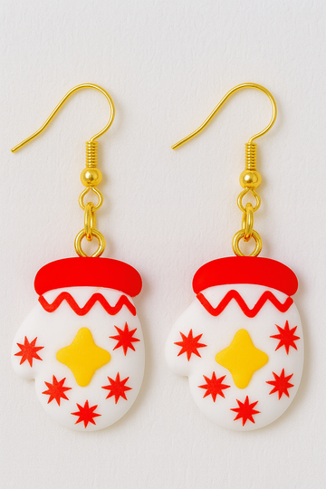 Christmas Dangles Earrings – Christmas Gloves Earrings