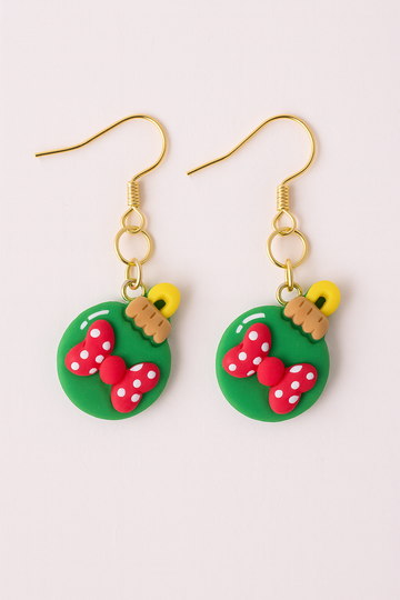 Christmas Dangles Earrings – Christmas Baubles