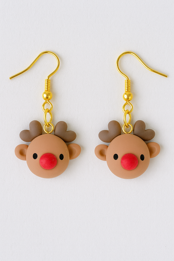 Christmas Dangles Earrings – Christmas Reindeer