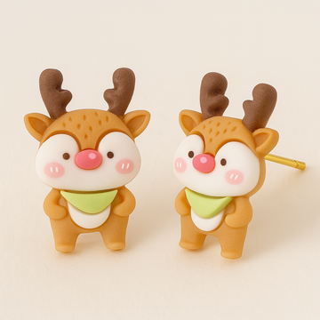 Christmas Stud Earrings – Christmas Reindeer