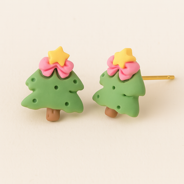 Christmas Stud Earrings – Xmas Tree