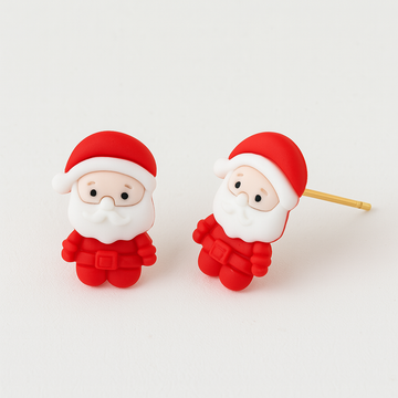 Christmas Stud Earrings – Santa