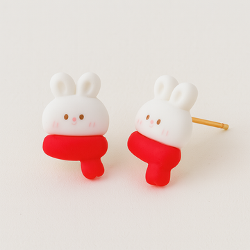Christmas Stud Earrings – Christmas Bunny