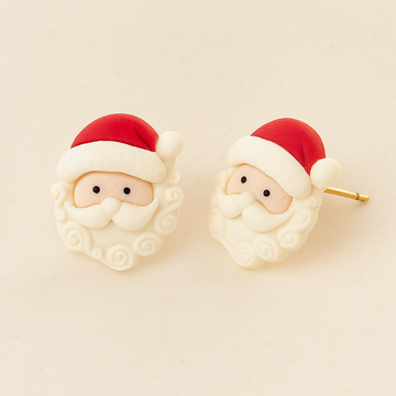 Christmas Stud Earrings – Santa