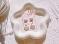 Adorable Bunny & Teddy Bear Clip-On Earrings for Little Girls – Perfect for Parties & Special Occasions - I‘M GIFT
