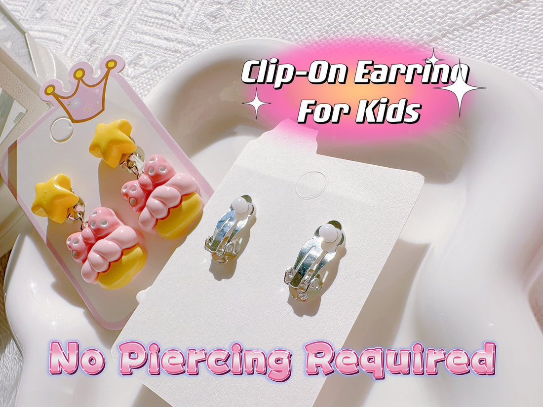 Bunny Clip-On Earrings for Little Girls – Perfect for Easter & Gift Giving - I‘M GIFT