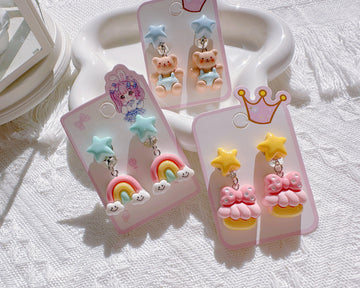 Adorable Clip-On Earrings for Toddler Girls – Cute & Comfortable - I‘M GIFT