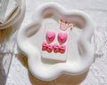 Elegant Pink Bow Clip-On Earrings for Little Girls – Perfect for Parties & Special Occasions - I‘M GIFT
