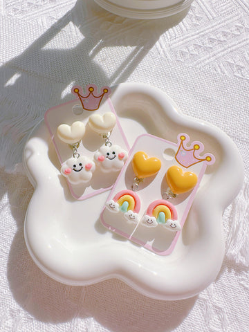 Adorable Clip-On Earrings for Toddler Girls – Cute & Comfortable - I‘M GIFT