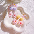 Cute Donut & Bunny Clip-On Earrings for Girls – No Piercing Needed | Fun & Comfortable - I‘M GIFT