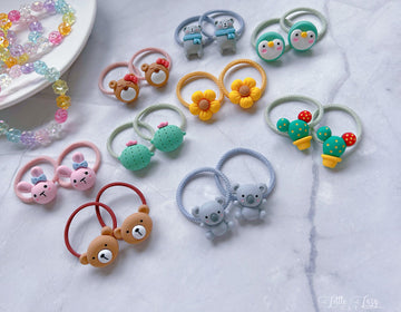 Pair of Cute Animal Hair Ties - I‘M GIFT