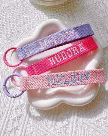 Personalized Pink & Purple Gradient Name Tag – Custom Bag & Key Tag - I‘M GIFT