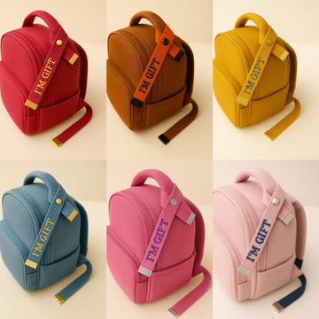 Personalized Ribbon Bag Tag | Custom Embroidered Name Tag