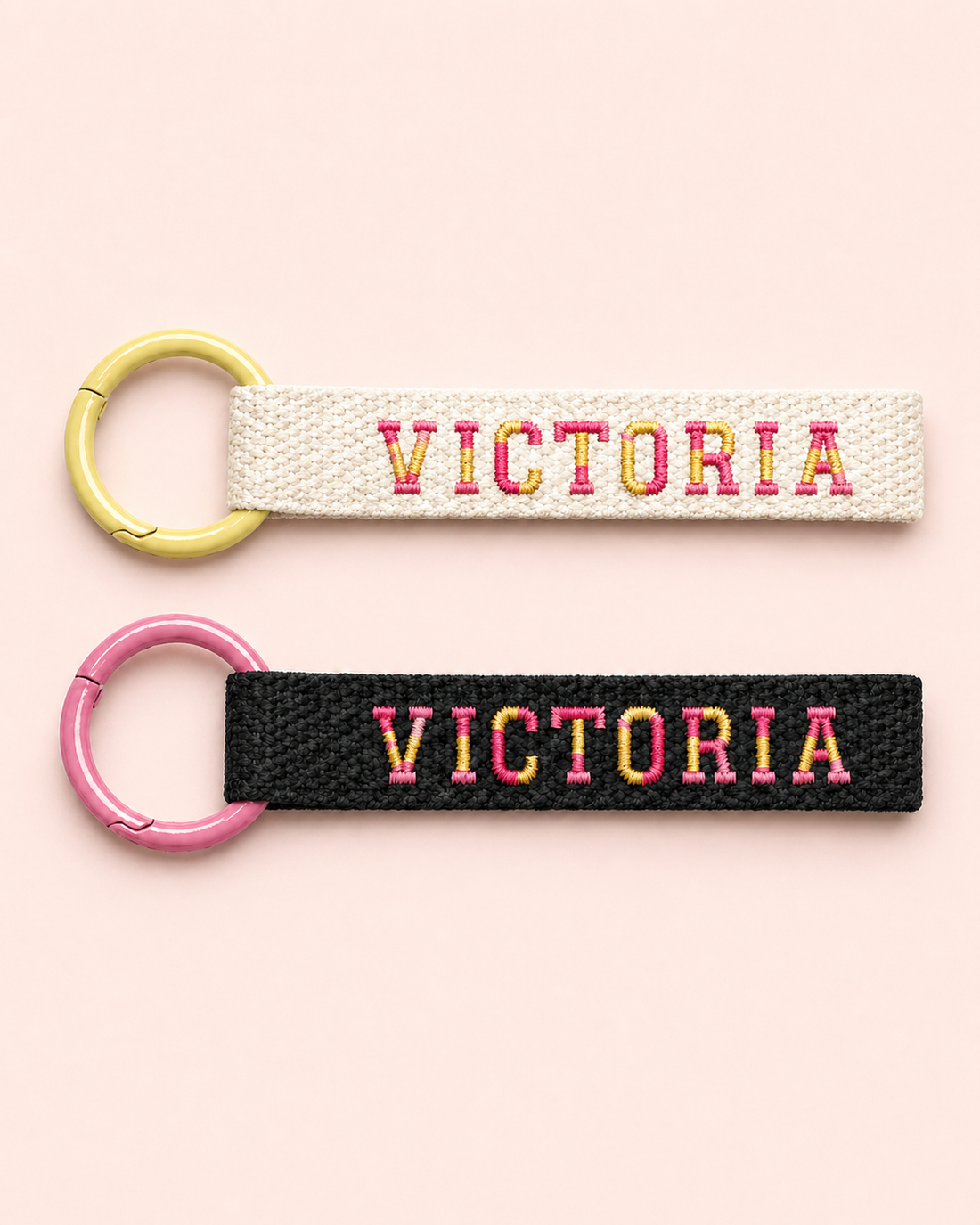 Personalized Gradient Name Tag – Custom Bag & Key Tag
