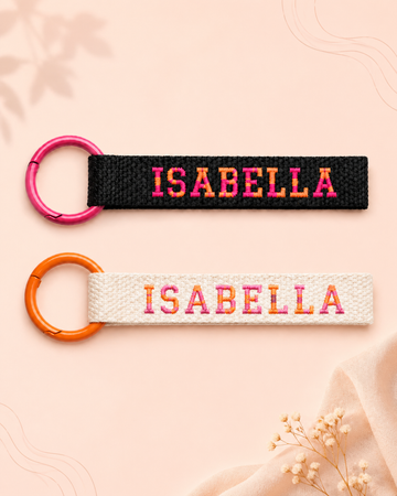 Personalized Gradient Name Tag – Custom Bag & Key Tag
