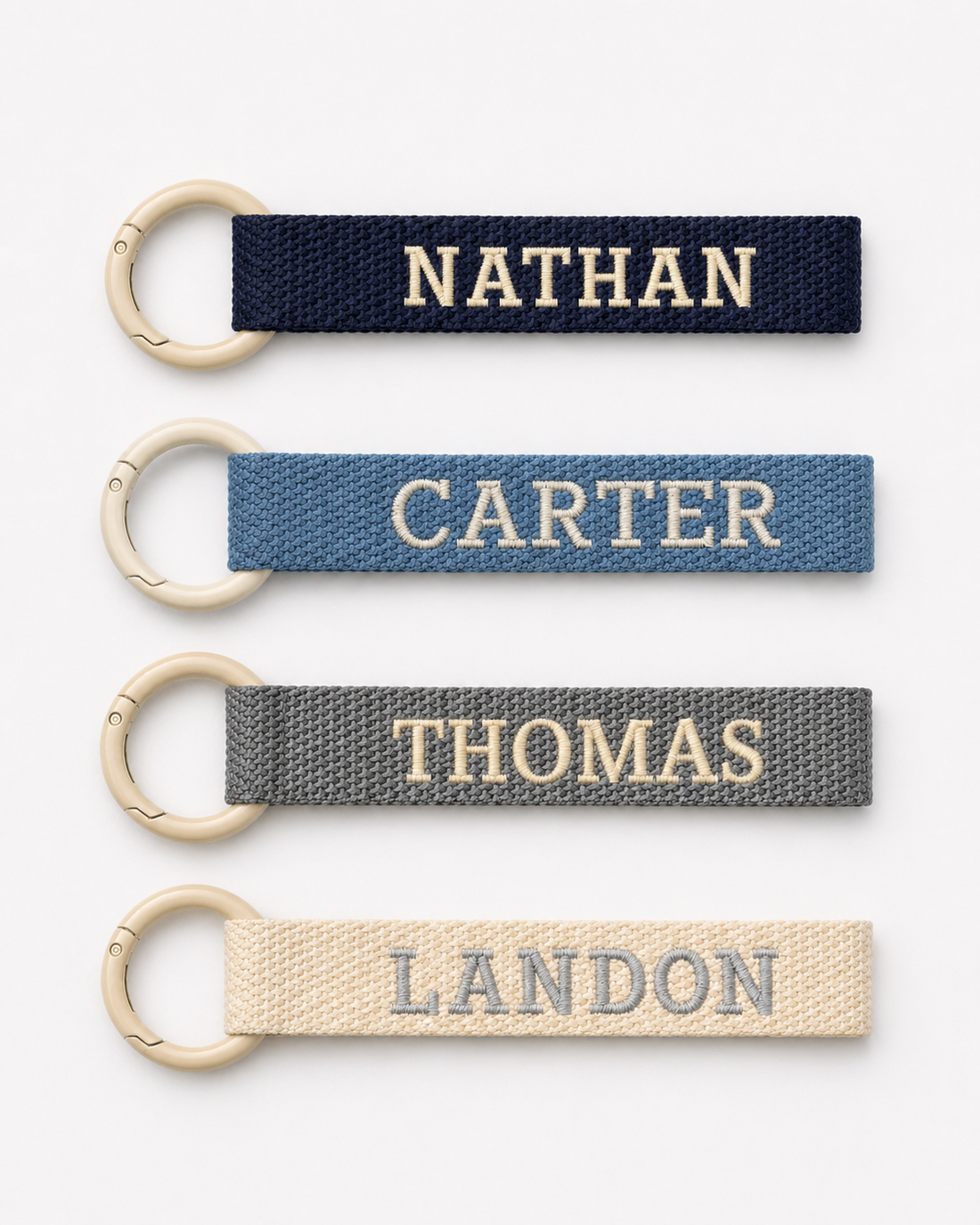 Glow-in-the-Dark Custom Embroidered Tag – Personalized Bag Tag