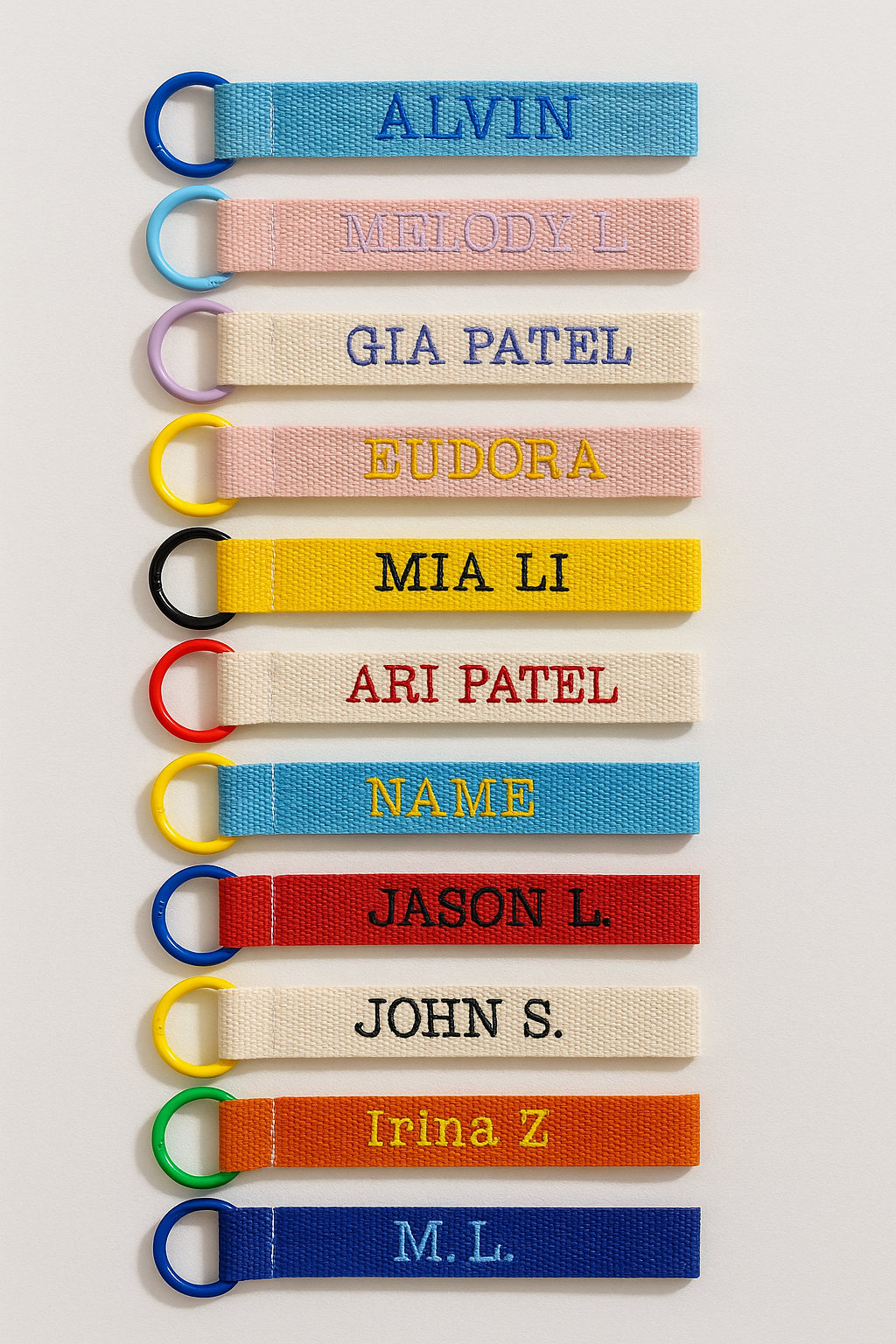 Personalized Kids Name Tag – Custom Backpack Tag