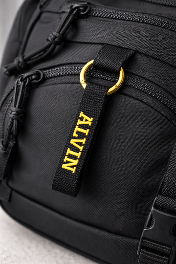Gold & Silver Embroidered Name Tag | Custom Luggage & Keychain Tag