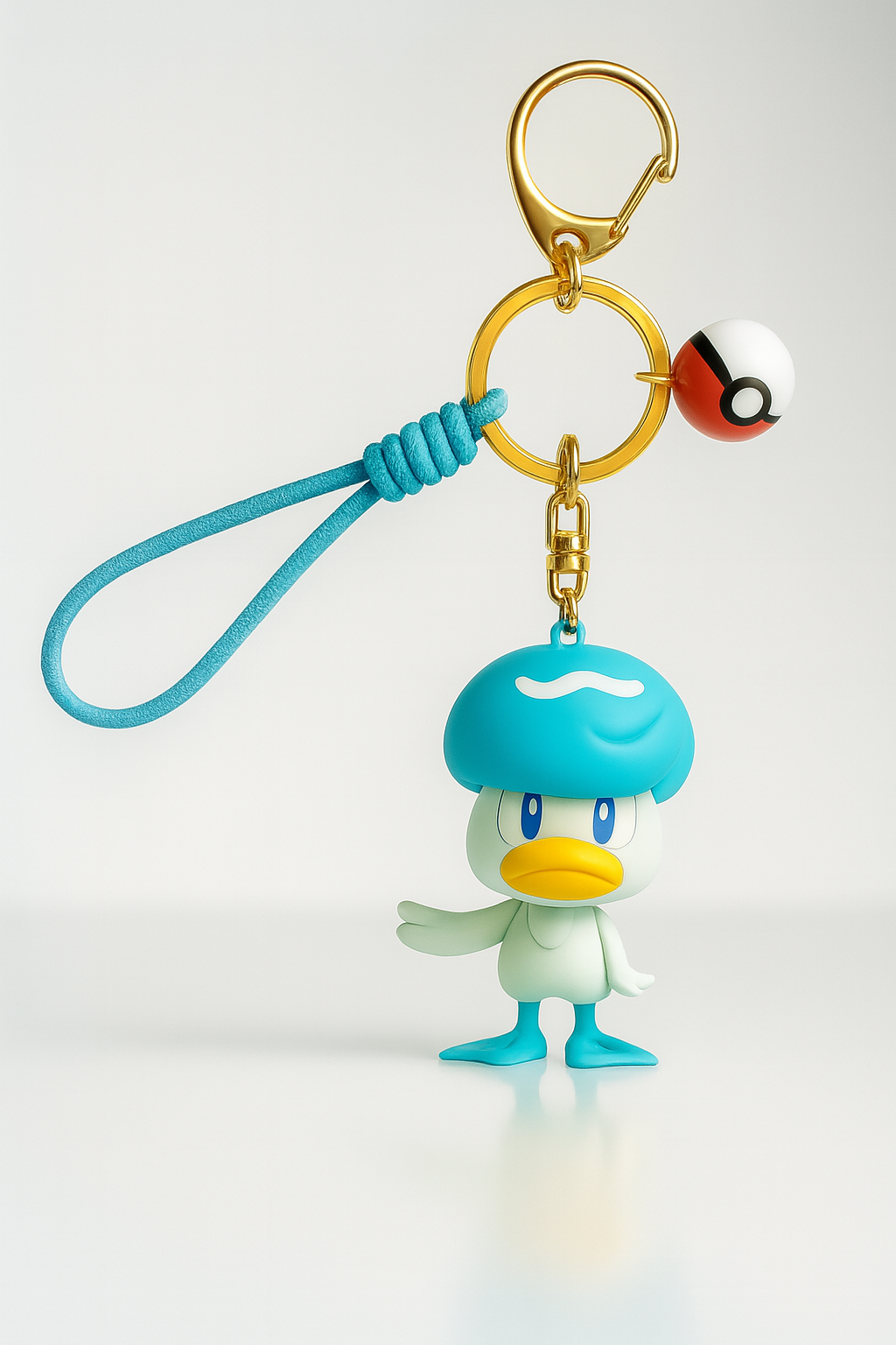 Pokémon Quaxly Keychain | Bag Charm & Key Ring