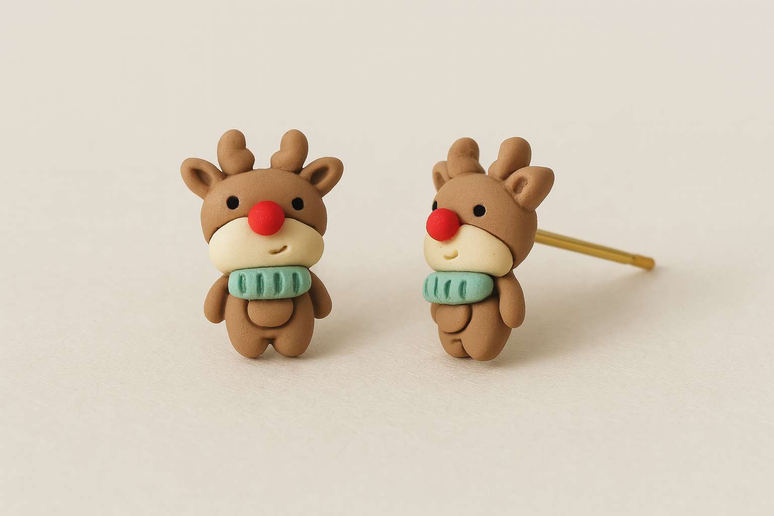 Christmas Stud Earrings – Xmas Reindeer