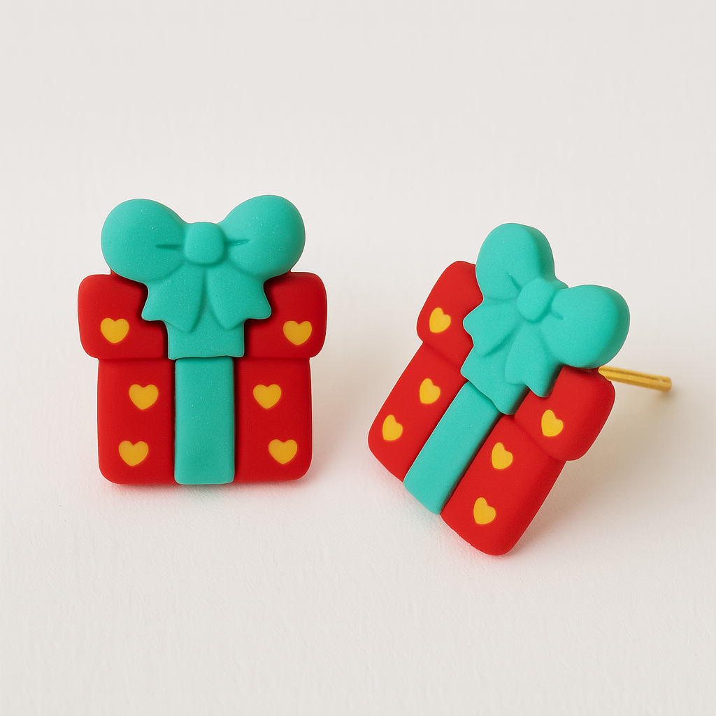 Christmas Stud Earrings – Christmas Gift Box
