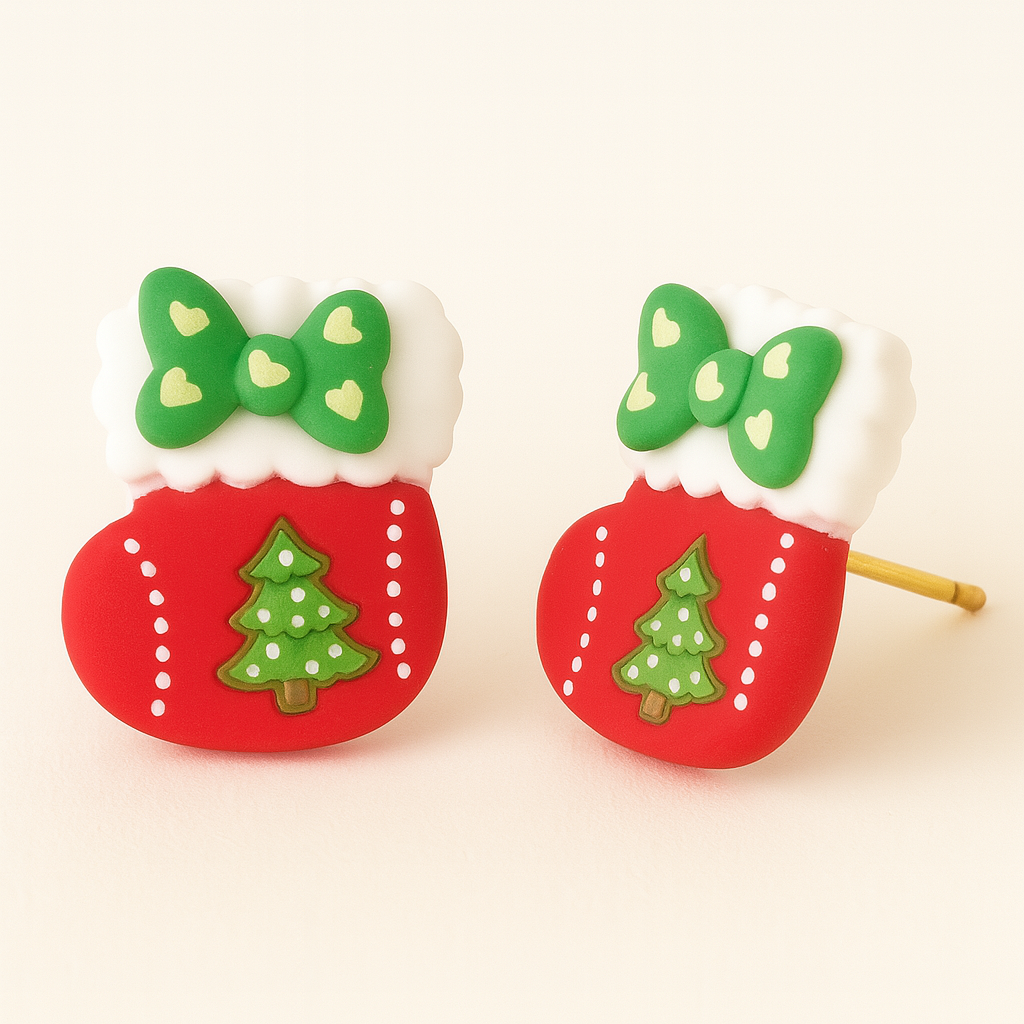Christmas Stud Earrings – Christmas Socks