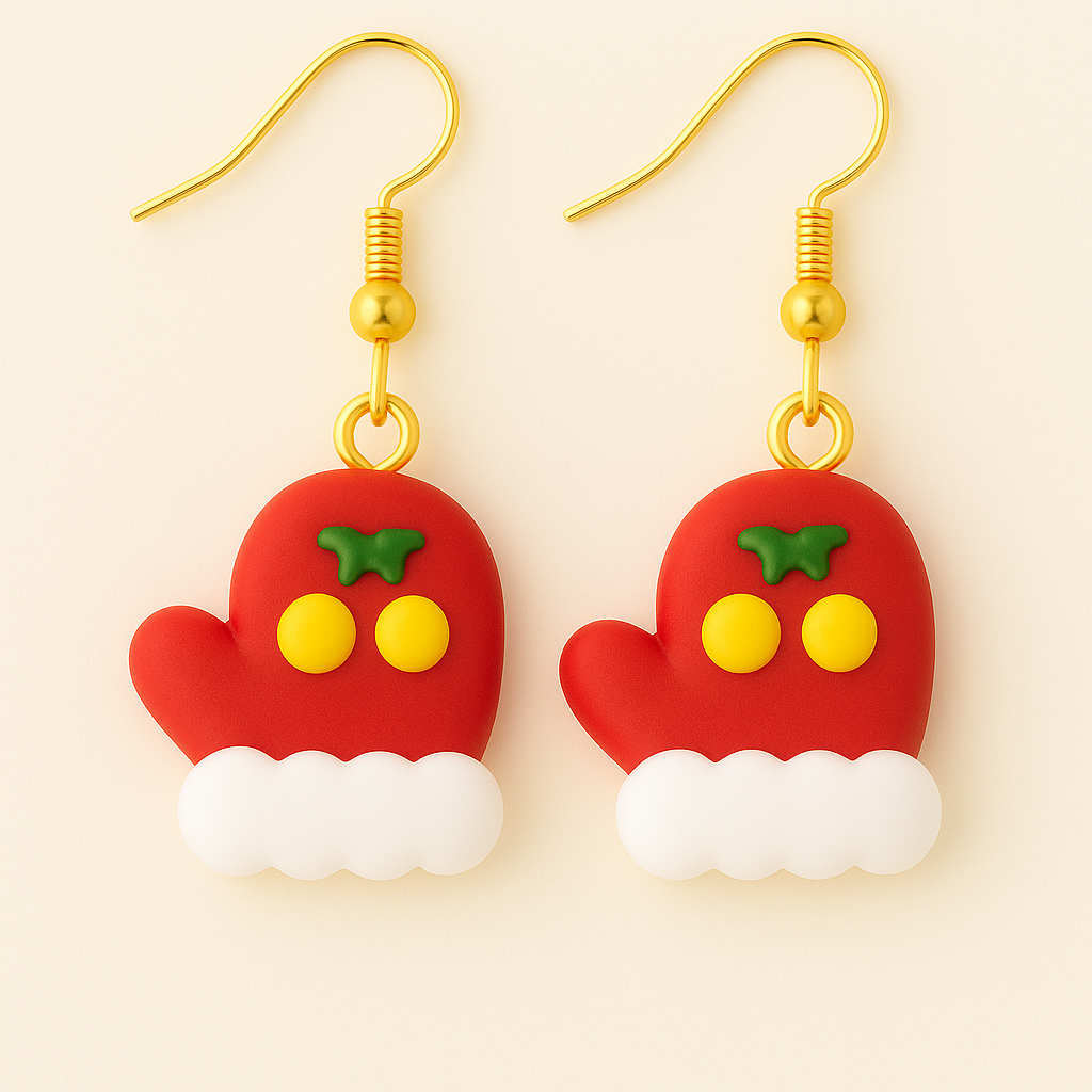 Christmas Dangle Earrings – Christmas Gloves