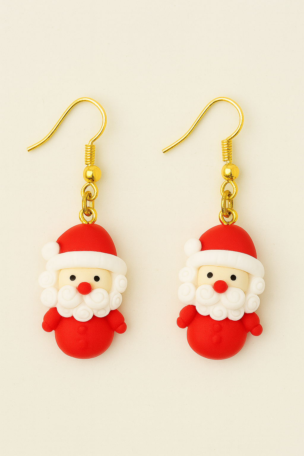 Christmas Dangle Earrings – Santa