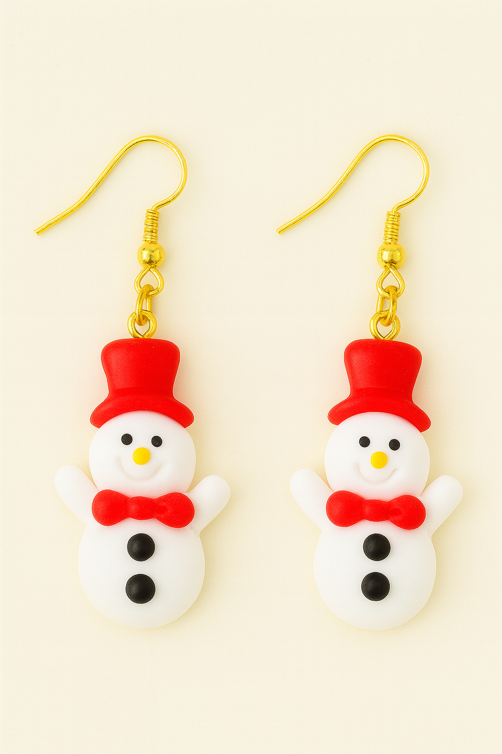 Christmas Earrings –  Snowman & Christmas Penguin