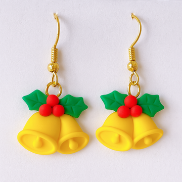 Christmas Dangles Earrings – Xmas Jingle Bells