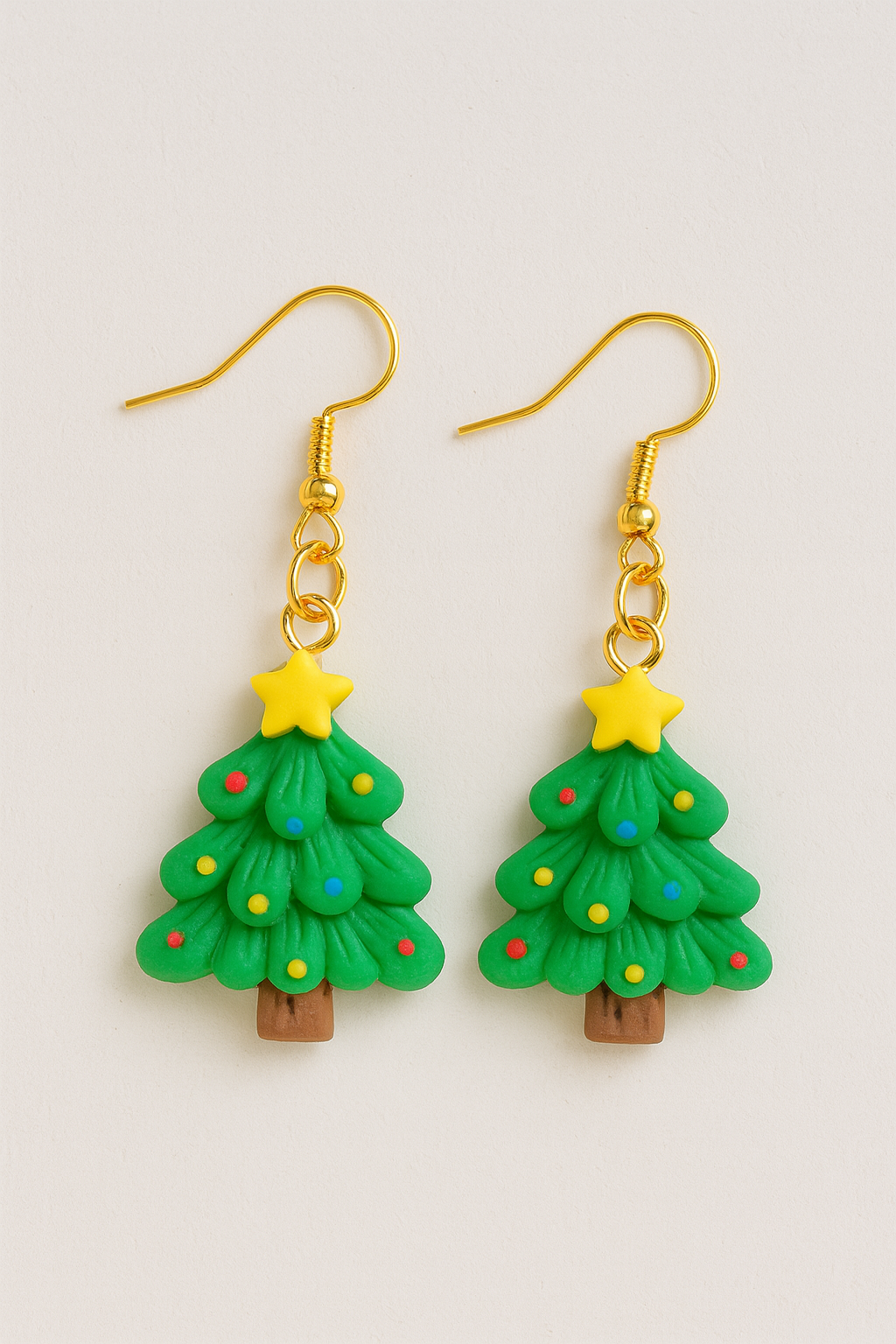 Christmas Dangles Earrings – Christmas Star Tree