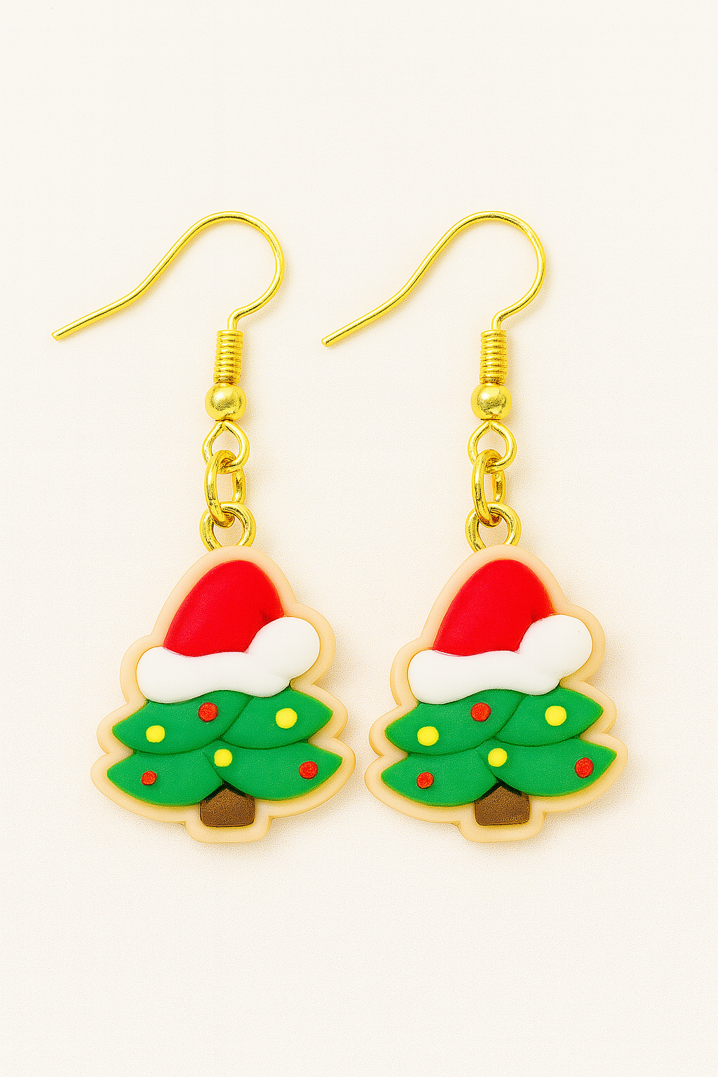 Christmas Dangles Earrings – Christmas Tree Cookies Earrings