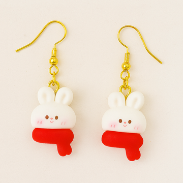 Christmas Dangles Earrings – Christmas Bunny