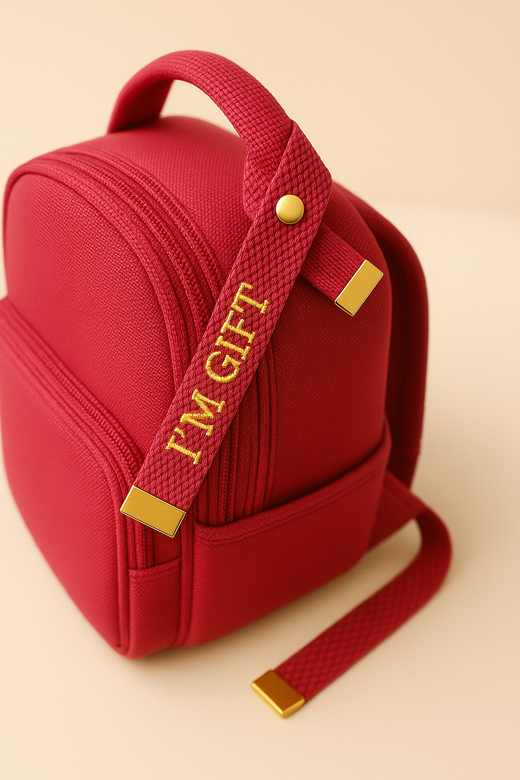 Personalized Ribbon Bag Tag | Custom Embroidered Travel Tag