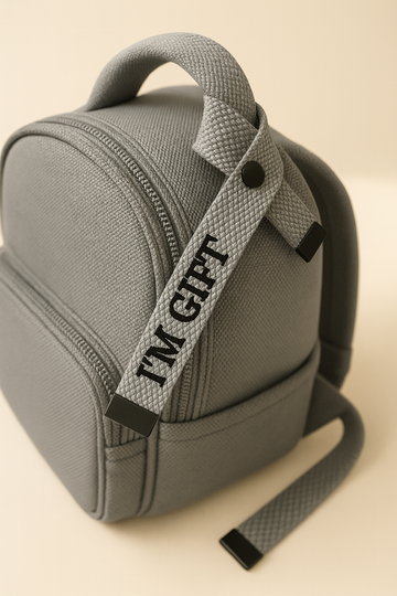 Personalized Ribbon Bag Tag | Custom Embroidered Travel Tag