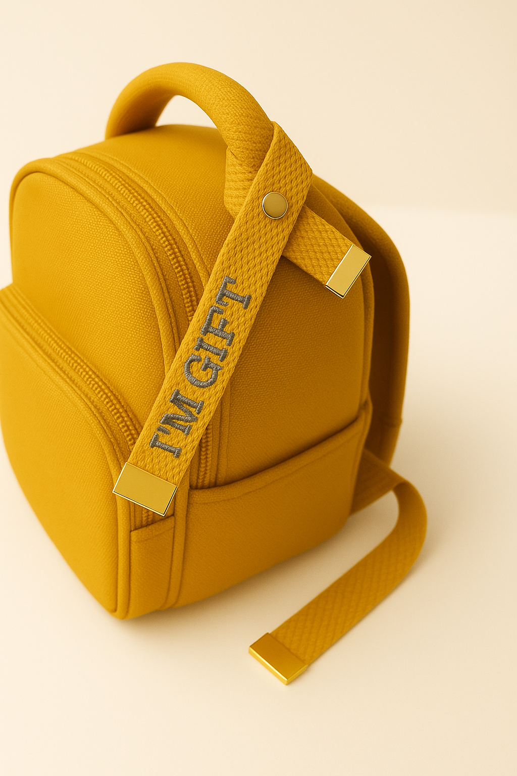 Personalized Ribbon Bag Tag | Custom Embroidered Name Tag