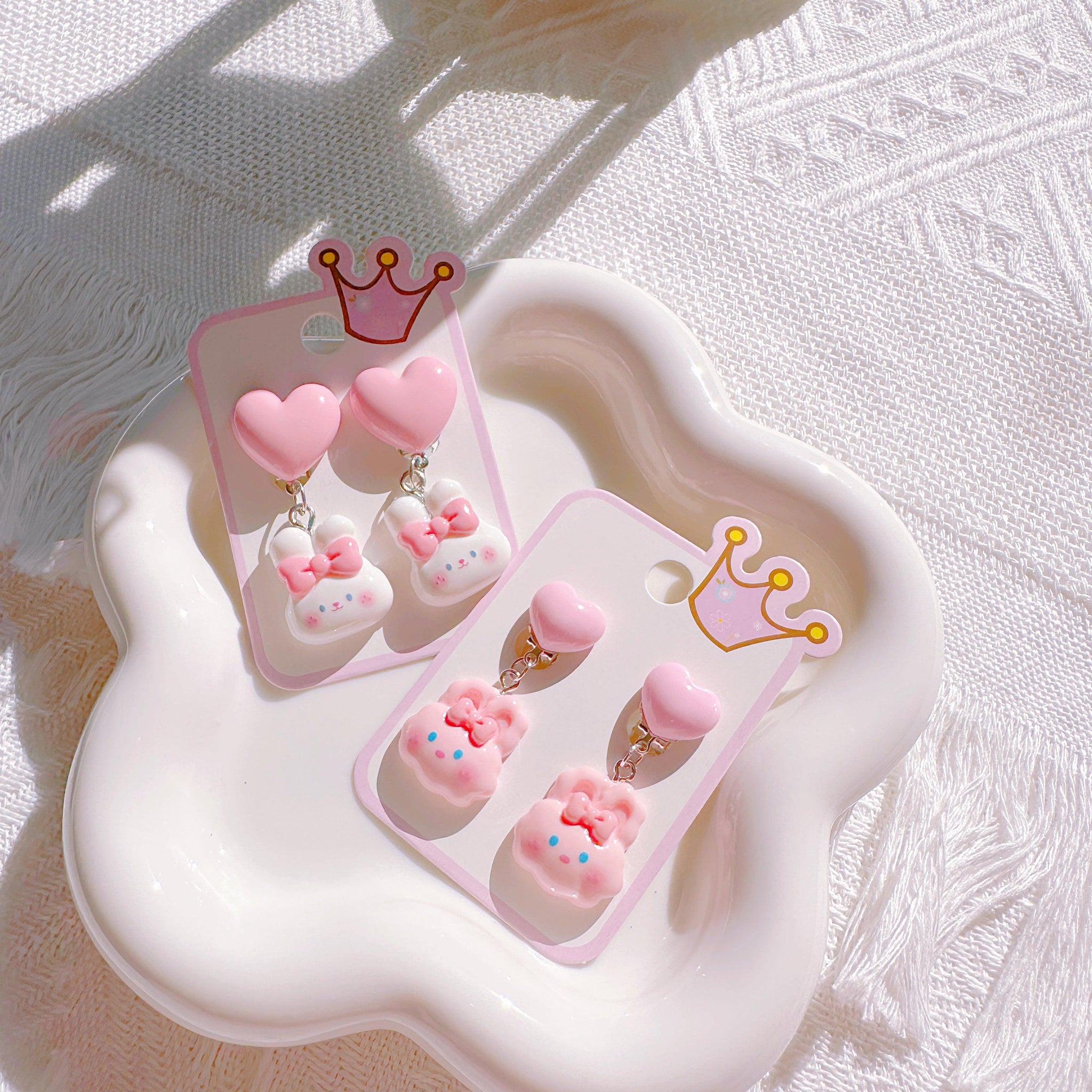 Bunny Clip-On Earrings for Little Girls – Perfect for Easter & Gift Giving - I‘M GIFT